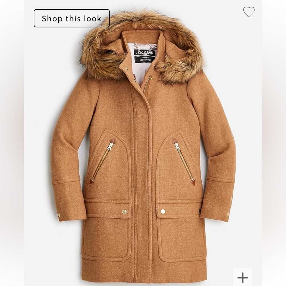 J.Crew Chateau Parka in Italian stadium-cloth